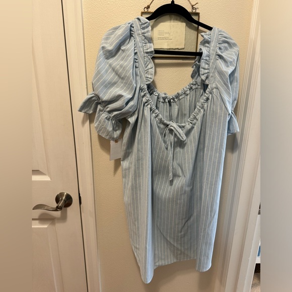 Stone Cold Fox Blue Baby Doll Dress - Picture 5 of 5